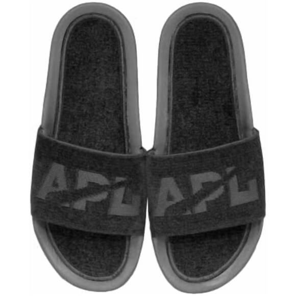 NEW APL men\'s techloom velvet slide in black